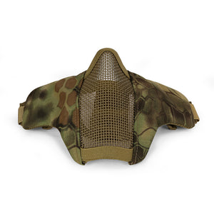 TACTICAL LOWER HALF STEEL MESH FACE MASK