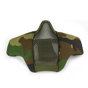 TACTICAL LOWER HALF STEEL MESH FACE MASK
