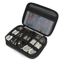 Portable Double Layer iPad & Electronic Accessories Travel Bag - Gear Consumer