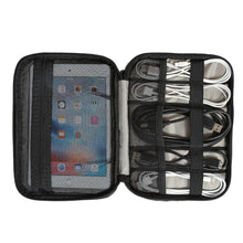 Portable Double Layer iPad & Electronic Accessories Travel Bag - Gear Consumer