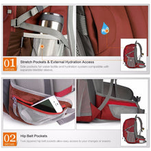 40L INTERNAL FRAME BACKPACK