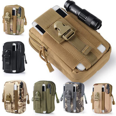 Outdoor Camping Climbing Bag Tactical Military Molle Hip Waist Belt  Wallet Pouch Purse Phone Case for iPhone 7 for Samsung - Gear Consumer