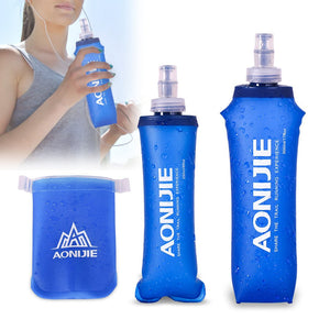 170ml/250ml/500ml Foldable TPU Water Bag (Soft Flask Squeeze) - Gear Consumer