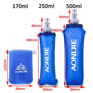 170ml/250ml/500ml Foldable TPU Water Bag (Soft Flask Squeeze) - Gear Consumer