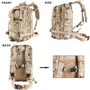 30L Military Style Waterproof Rucksack/Backpack - Gear Consumer