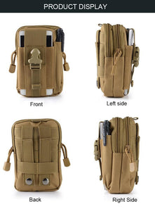 Outdoor Camping Climbing Bag Tactical Military Molle Hip Waist Belt  Wallet Pouch Purse Phone Case for iPhone 7 for Samsung - Gear Consumer