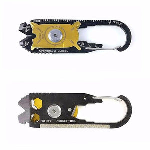 20 in 1 Pocket EDC Multi-Tool Keychain - Gear Consumer