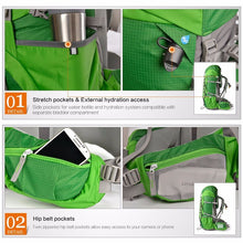 60L INTERNAL FRAME BACKPACK *RAIN COVER INCLUDED*