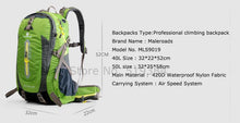 "Maleroads" 40L Camping/Hiking/Backpack/Travel Unisex Rucksack Bag (Raincover Included) - Gear Consumer