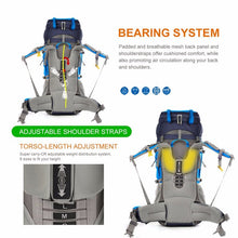 70L INTERNAL FRAME LONG DISTANCE BACKPACK *WITH RAIN COVER*