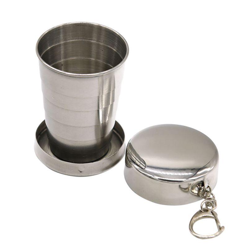 S/M/L STAINLESS STEEL COLLAPSIBLE FOLDING CUP - Gear Consumer