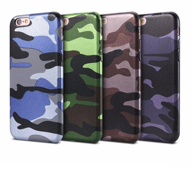 Cool iPhone Camo Camouflage Case PU Leather - Gear Consumer