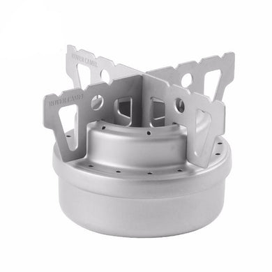 Mini Titanium Alcohol Stove w/ Rack - Gear Consumer