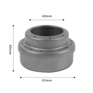 Mini Titanium Alcohol Stove w/ Rack - Gear Consumer