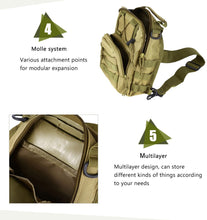 600D Military Style Outdoor Compact Shoulder Sling Backpack - Gear Consumer