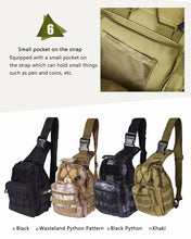 600D Military Style Outdoor Compact Shoulder Sling Backpack - Gear Consumer