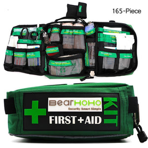 BearHoHo 165-Piece Premium 3 Layers Emergency First Aid Kit Bag - Gear Consumer