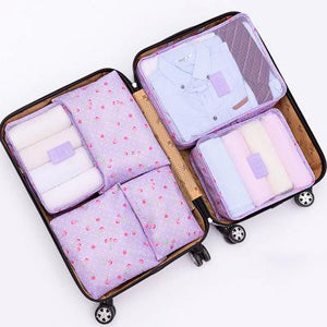 6pcs/set Travel Luggage Storage Organizer Kit (Design) - Gear Consumer