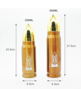 350/500ML Stainless Steel Double Wall Bullet Thermos - Gear Consumer