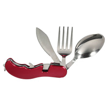 3 in 1  Stainless Steel Foldable Fork, Spoon Set - Gear Consumer
