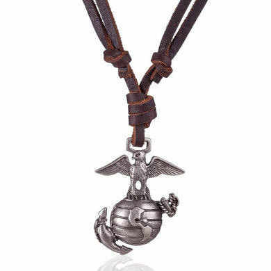 Eagle in Globe Necklace - Gear Consumer