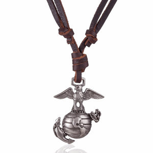 Eagle in Globe Necklace - Gear Consumer