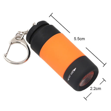 Mini USB Rechargeable LED Keychain Light - Gear Consumer