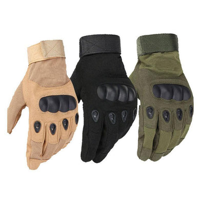 Military Style Hard Knuckle Tactical Gloves (Full Finger/Half Finger) - Gear Consumer