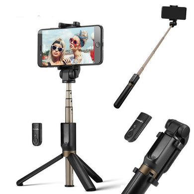 BlitzWolf 3 in 1 Wireless Bluetooth Selfie Stick & Tripod - Gear Consumer