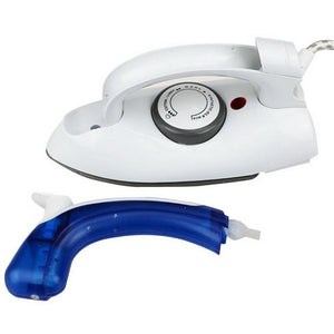 Mini Foldable Portable Electric Steam Travel Iron (Teflon Baseplate) - Gear Consumer