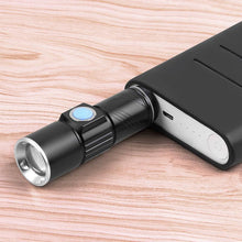USB Rechargeable LED Mini Zoom-able Flashlight - Gear Consumer