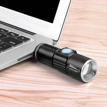 USB Rechargeable LED Mini Zoom-able Flashlight - Gear Consumer