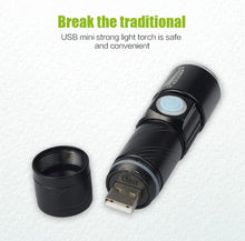 USB Rechargeable LED Mini Zoom-able Flashlight - Gear Consumer