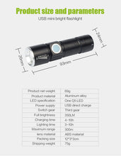 USB Rechargeable LED Mini Zoom-able Flashlight - Gear Consumer