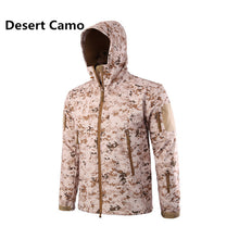 TACTICAL SOFTSHELL FLEECE HOODED JACKET/COAT