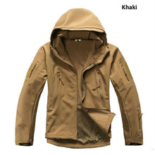 TACTICAL SOFTSHELL FLEECE HOODED JACKET/COAT