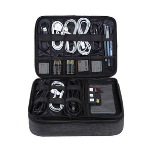 LAYERED TABLET AND ELECTRONICS ORGANIZER ACCESSORIES BAG - Gear Consumer