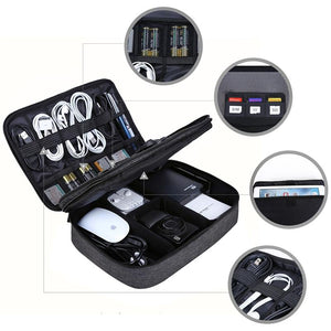 LAYERED TABLET AND ELECTRONICS ORGANIZER ACCESSORIES BAG - Gear Consumer