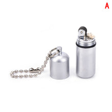 WATERPROOF KEYRING FLINT CAPSULE LIGHTER