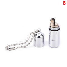 WATERPROOF KEYRING FLINT CAPSULE LIGHTER