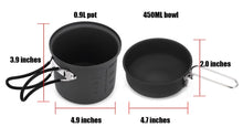 PORTABLE 7PC CAMPING STOVE COOKWARE KIT - Gear Consumer