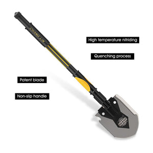 14 in 1 Portable Folding Camping Stainless Steel Shovel - Gear Consumer