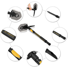 14 in 1 Portable Folding Camping Stainless Steel Shovel - Gear Consumer