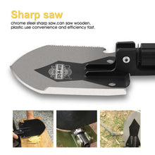 14 in 1 Portable Folding Camping Stainless Steel Shovel - Gear Consumer