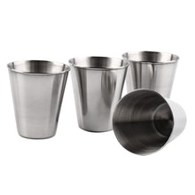 1 Set of 4 Stainless Steel Mug Camping Cups - Gear Consumer