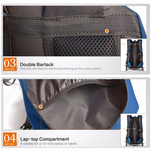 40L INTERNAL FRAME OUTDOOR BACKPACK *WITH RAIN COVER*
