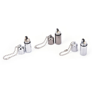 WATERPROOF KEYRING FLINT CAPSULE LIGHTER