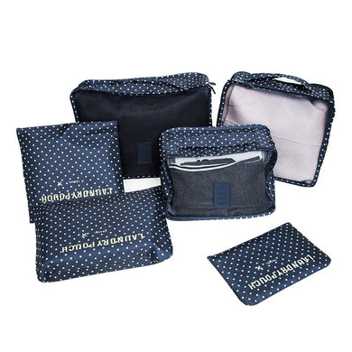 6pcs/set Travel Luggage Storage Organizer Kit (Design) - Gear Consumer