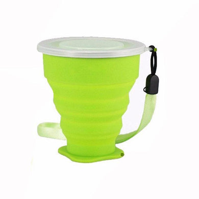 200ml Silicone Retractable Telescopic Folding Cup - Gear Consumer