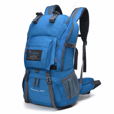 40L INTERNAL FRAME OUTDOOR BACKPACK *WITH RAIN COVER*